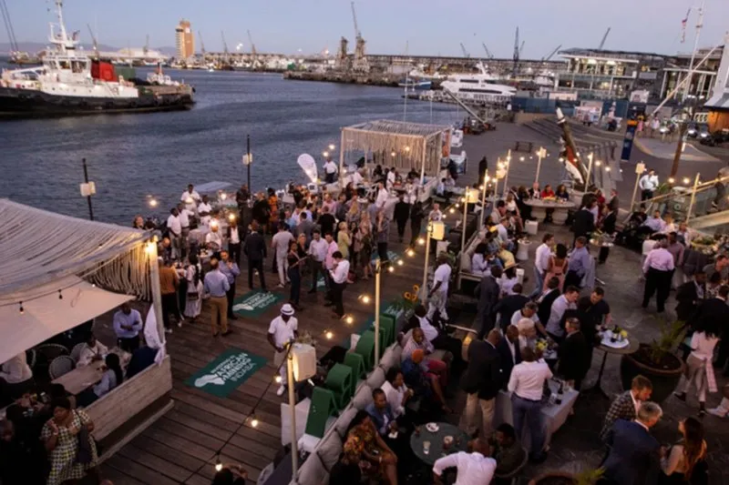 Delegates networking at the Mining Indaba Closing Party