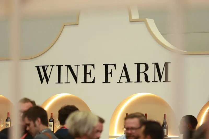 The Wine Farm happy hour area at Mining Indaba