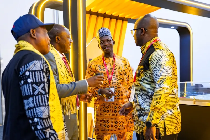 Professional services representatives building business relationships