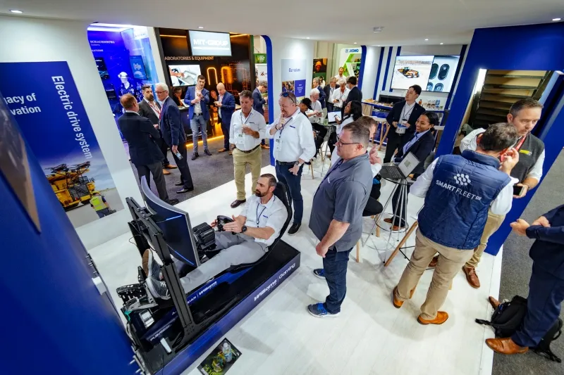Equipment suppliers showcasing technology at Mining Indaba
