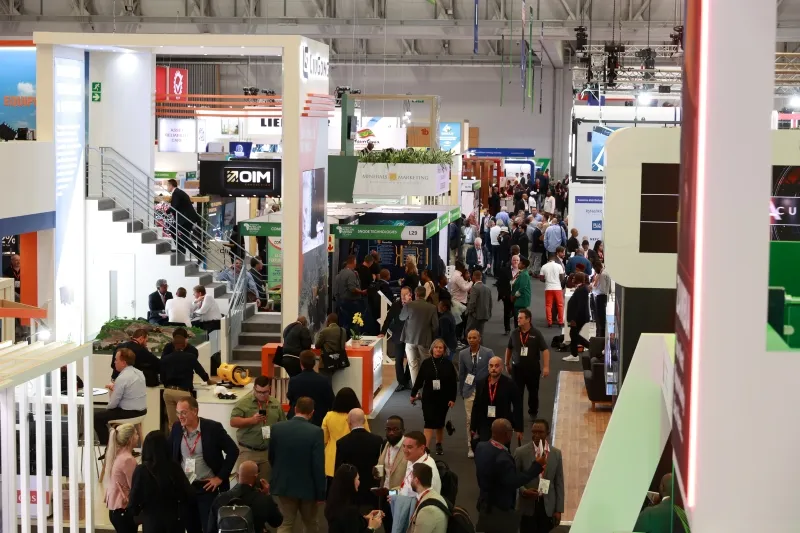 Exhibition Hall at Mining Indaba