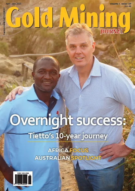 Tietto Minerals' 10-year journey - tietto-paydirt-front-cover