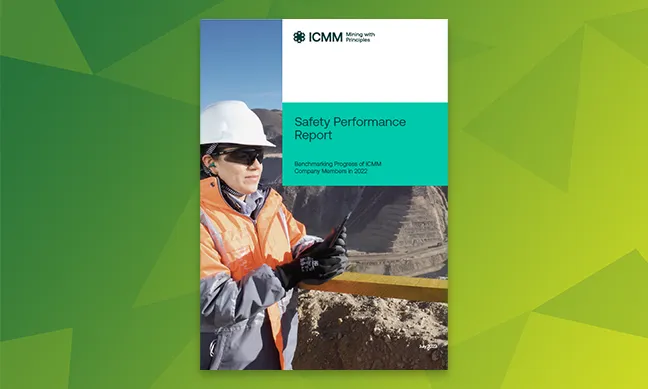 ICMM Safety Performance Report Report Cover